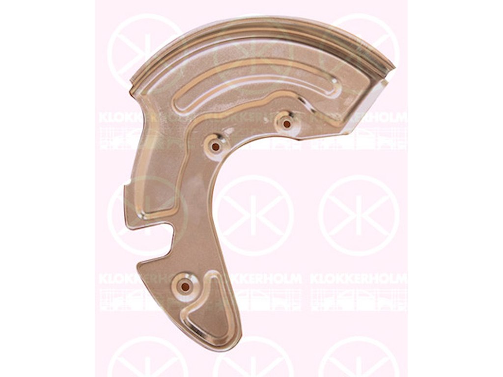 Splash Guard, brake disc, Front Axle Left, Diameter 1/Diameter 2 [mm]: 300/112, for brake disc diameter [mm]: 280, for brake disc diameter [mm]: 288, Zinc-coated