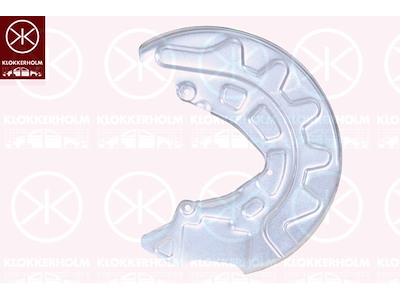 Splash Guard, brake disc, Front Axle Left, for brake disc diameter [mm]: 288, for brake disc diameter [mm]: 312, TRW, Zinc-coated