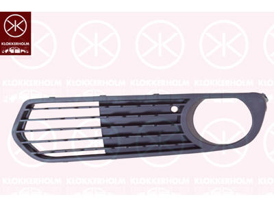 Ventilation Grille, bumper, Left Front, with hole(s) for fog lights, Inner Section